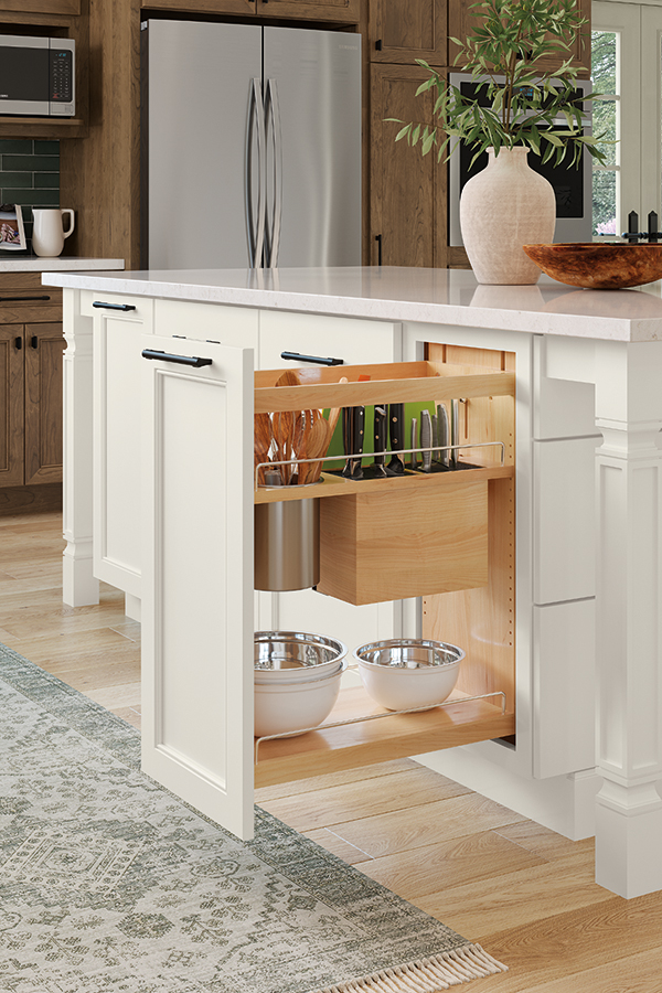 Pantry Pullout Cabinet with Knife Block - Homecrest